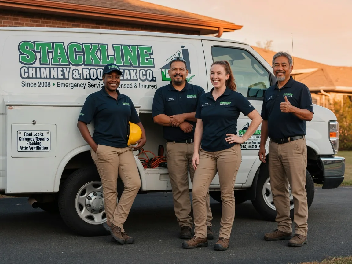 Chimney flashing repair company in Berryville, AR